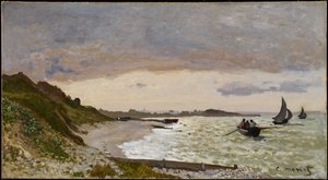 De kust bij Sainte-Adresse, 1864